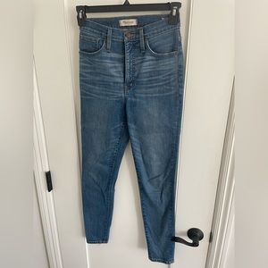 Madewell 11” High-Rise Skinny Jeans size 26